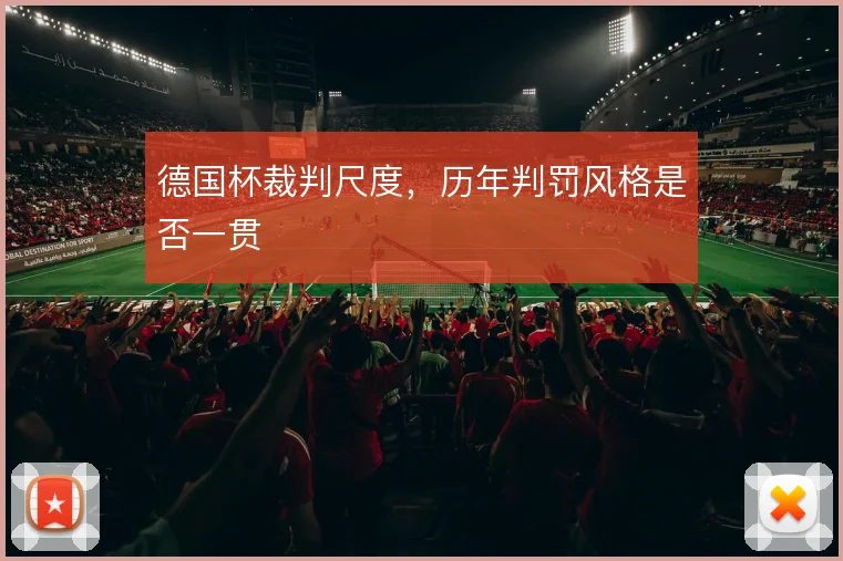 德国杯裁判尺度,历年判罚风格是否一贯